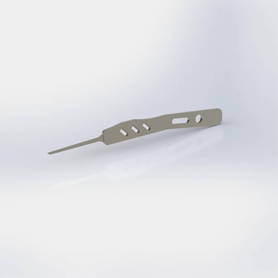 Straight Knife 1 Bypass Werkzeug 0,6mm