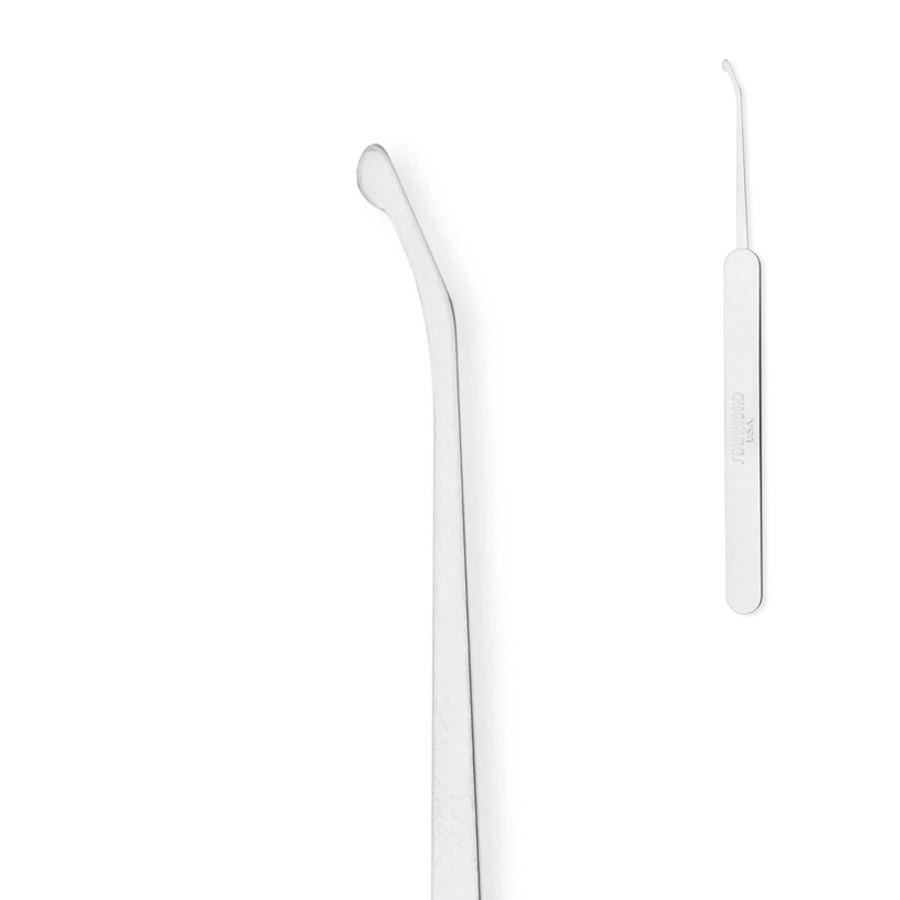 Slimline Offset Halbkuppel mit Edelstahlgriff
