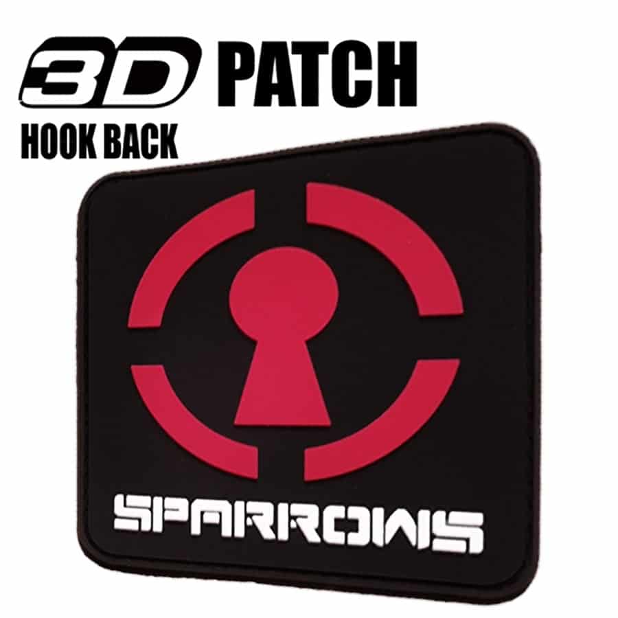 Großer 3D-Patch Sparrows