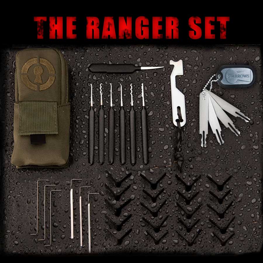 Sparrows Ranger Lockpick Set Grün