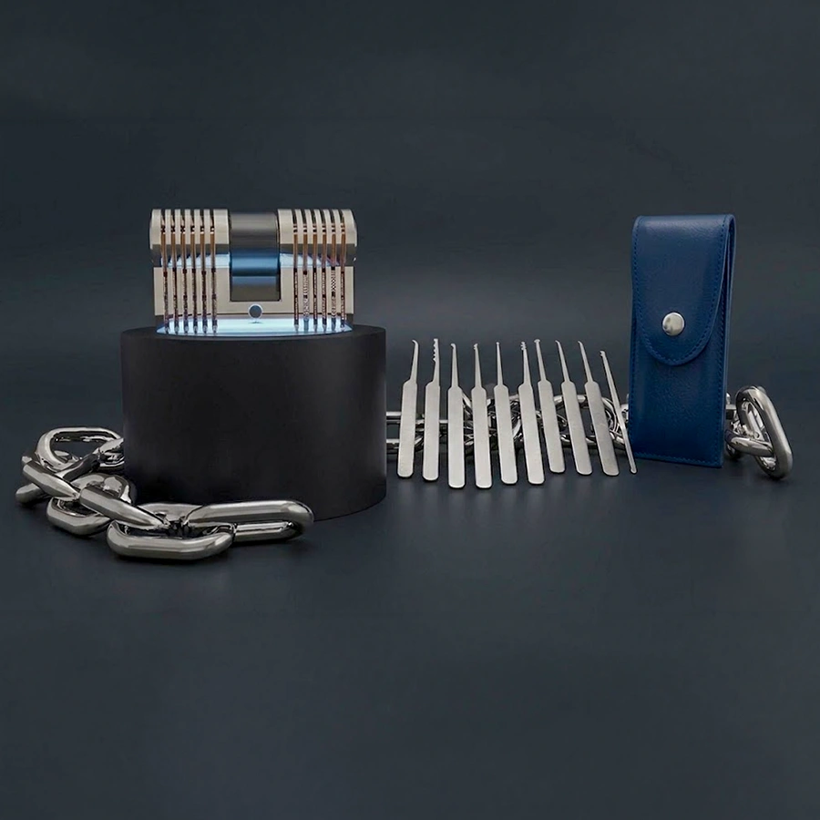 LPXS-15 Lockpick Set + Skylender Übungsschloss Deal